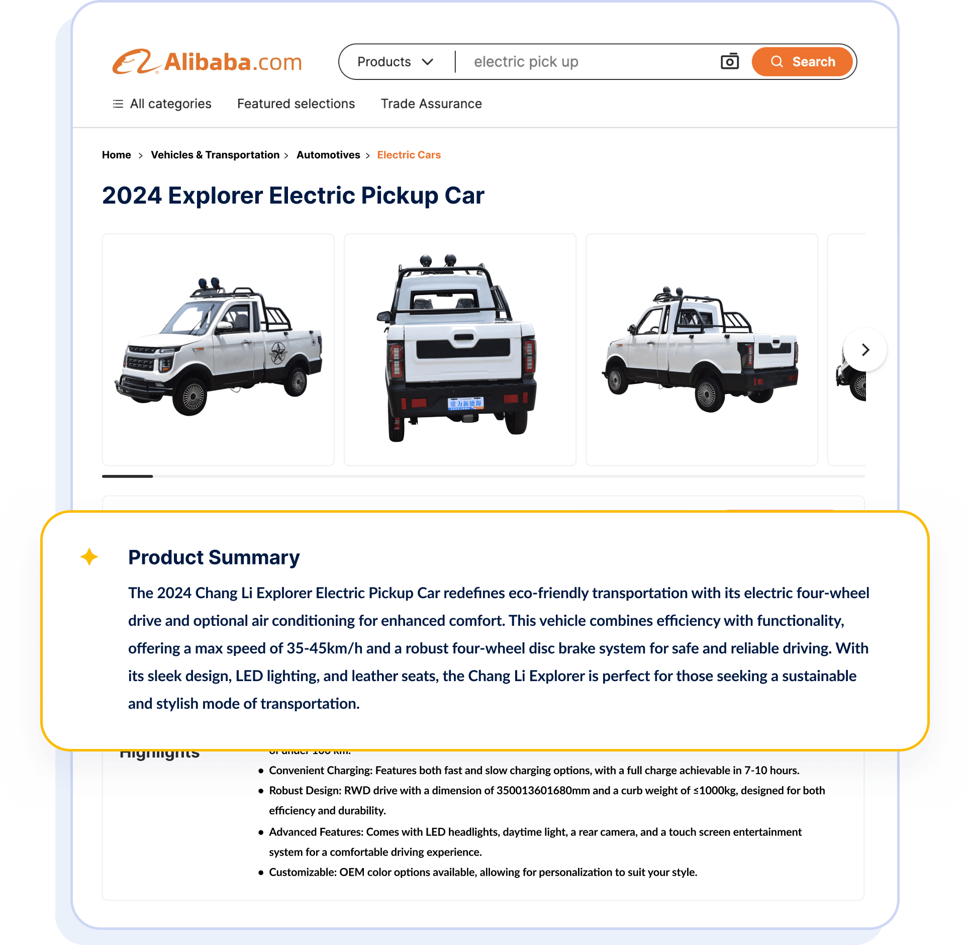 Product descriptions