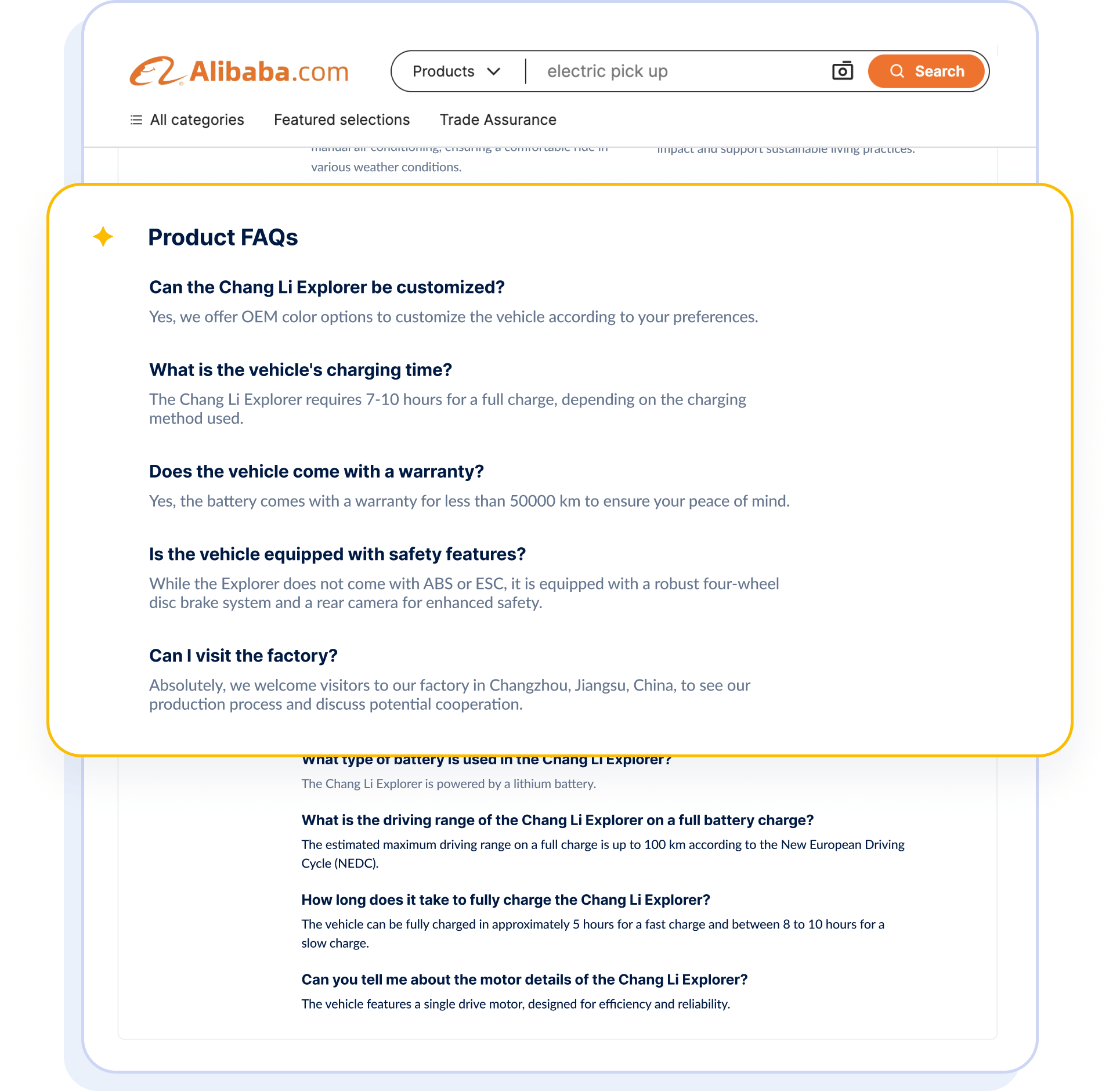 Product-level FAQs