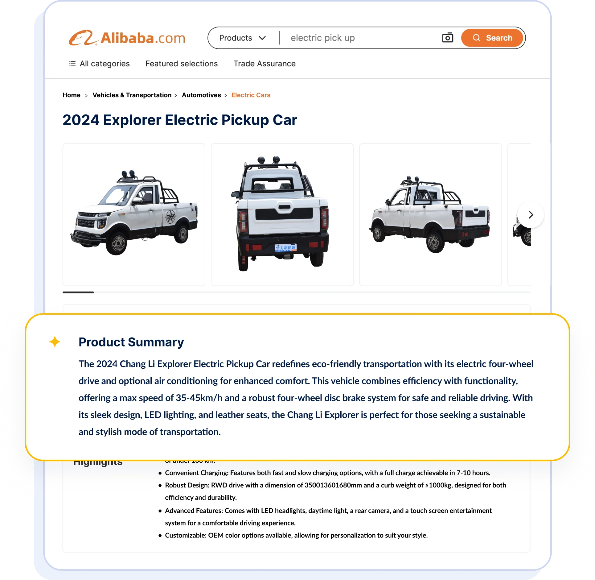 Product descriptions